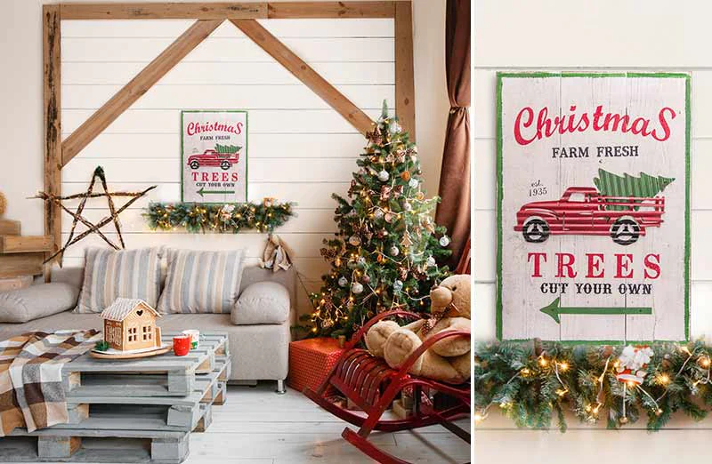 Cut Your Own Christmas Tree Sign