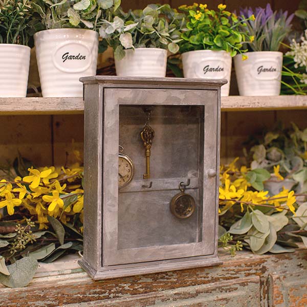 Antique Finish Wall Cupboard