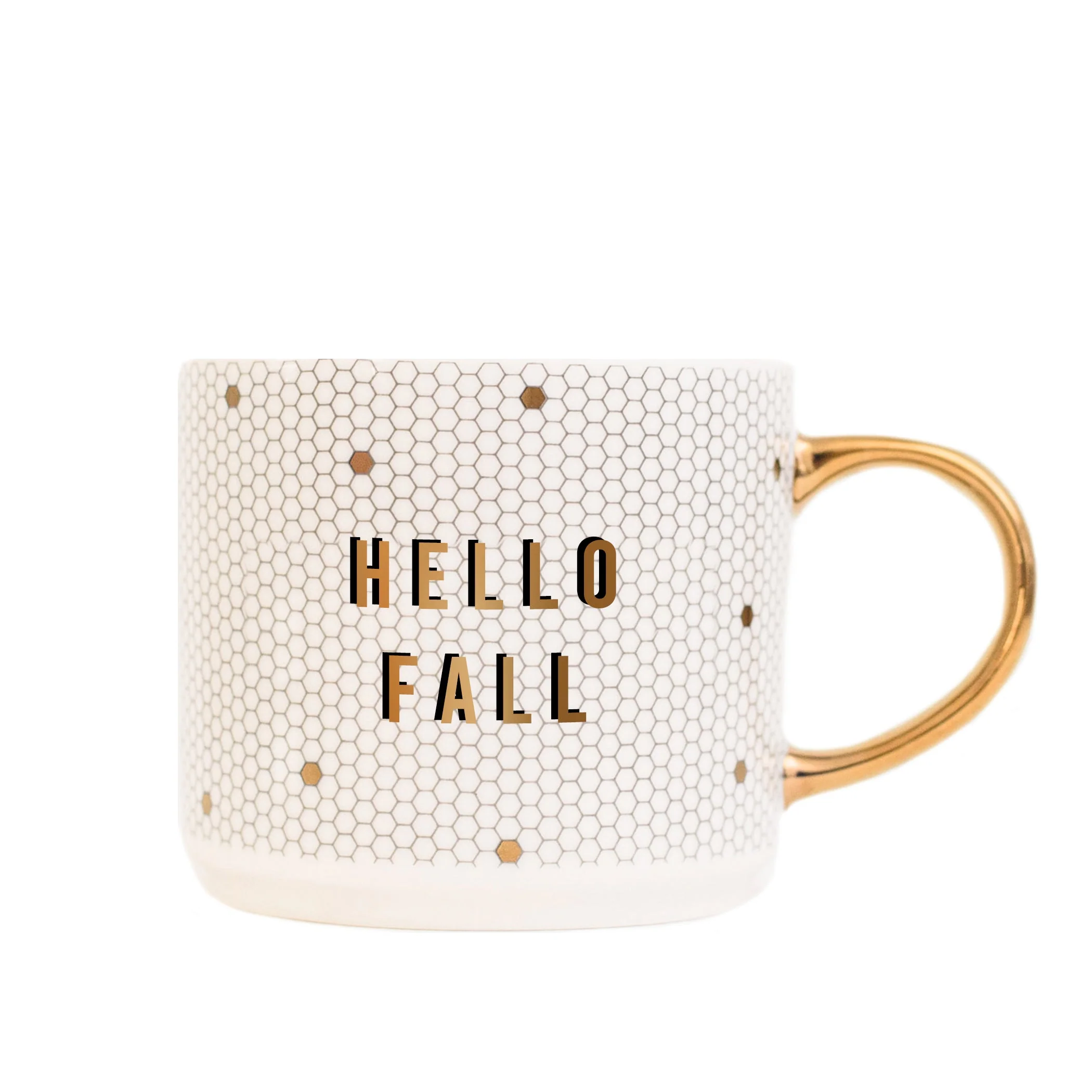 Hello Fall 17oz. Tile Coffee Mug