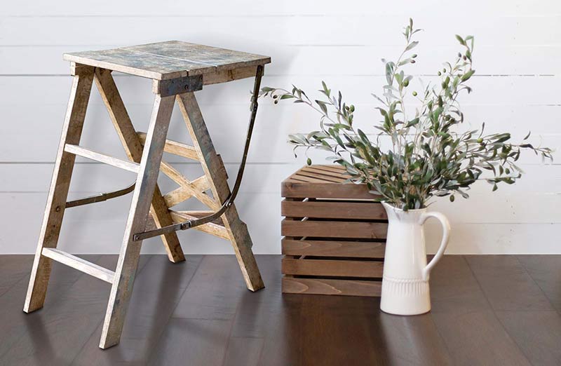 Wallpaper Hanger Wood End Table
