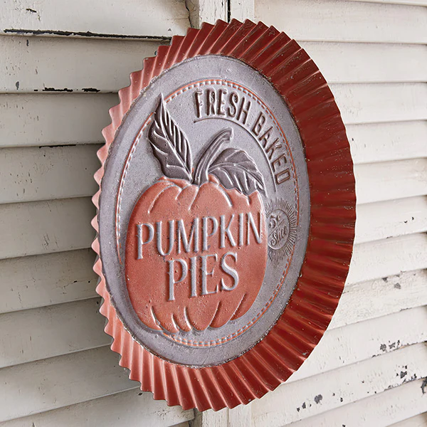 Pumpkin Pies Bottle Cap Sign