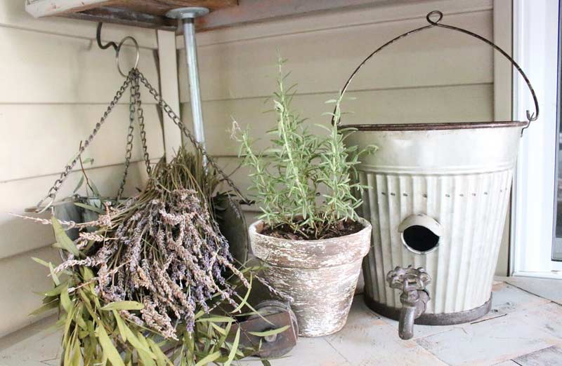 Half Bucket Birdhouse