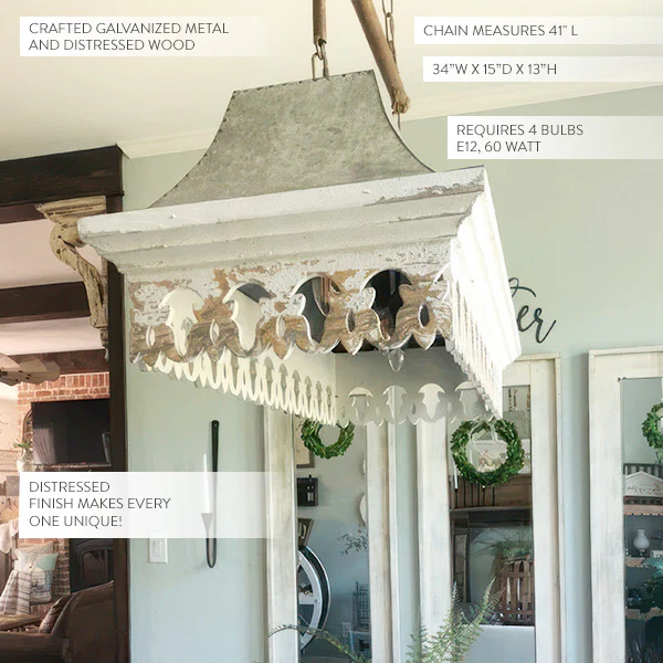 HUGE Old Front Porch Pendant
