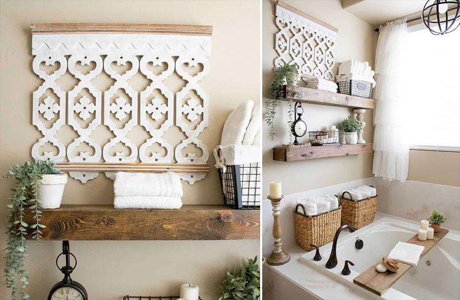 Architectural Salvage Wooden Cutout Wall Decor