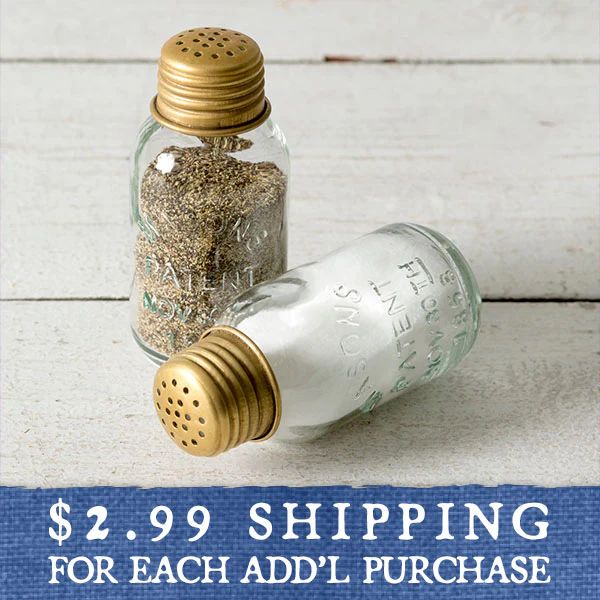 Mason Jar Salt and Pepper Shakers