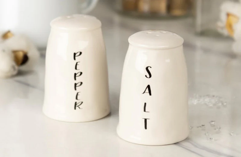Artisan Inspired Salt & Pepper Shakers