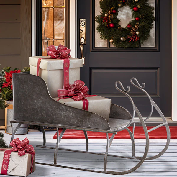 50 Inch Huge Metal Sleigh