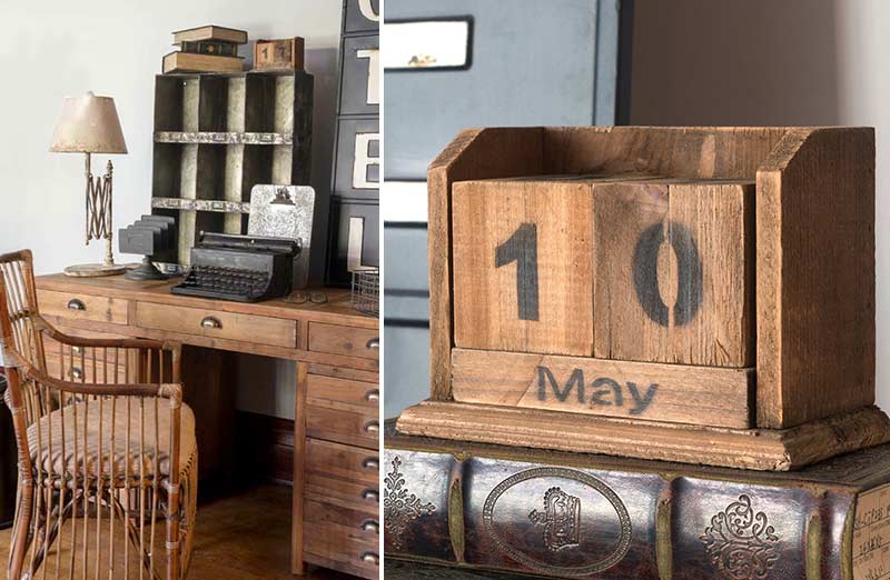 Wooden Block Calendar