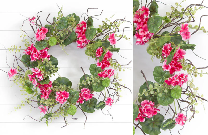 Geranium Wreath