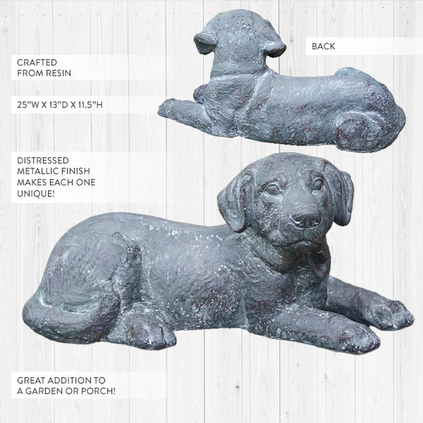 Labrador Dog Garden Statue