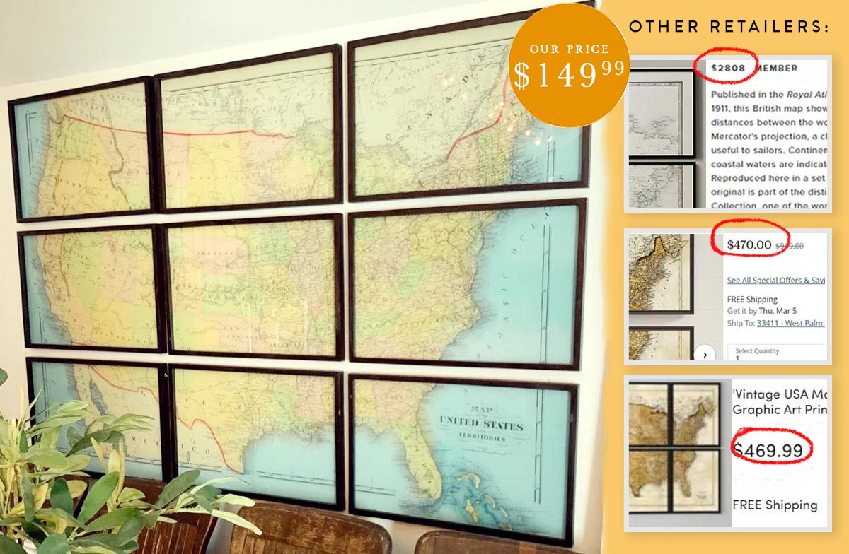 1880 Map of United States & Territories | County Atlas