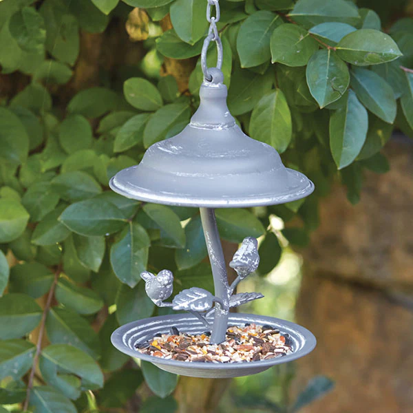 Distressed Tree Branch Bird Feeder