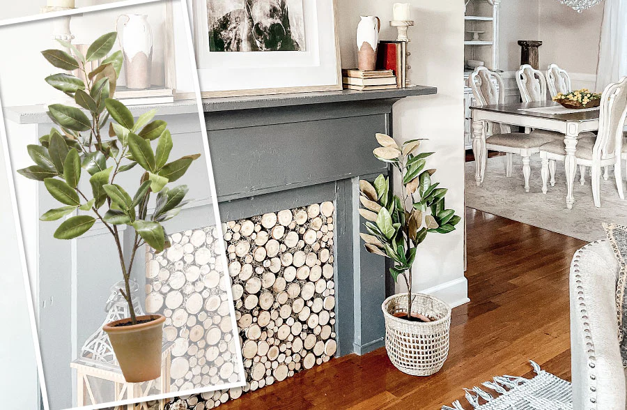 42 Inch Tall Lifelike Potted Magnolia Sapling