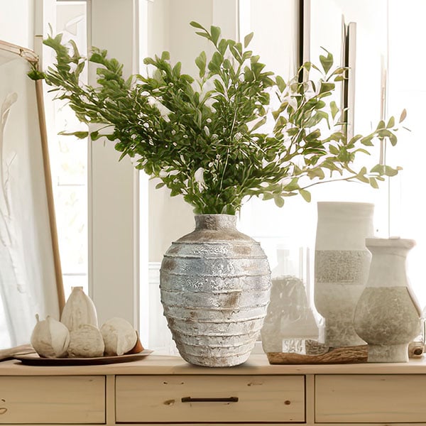 HUGE Hand Made Textured Vase
