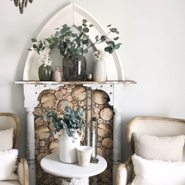 HUGE Crown Molding Wooden Arch Decor