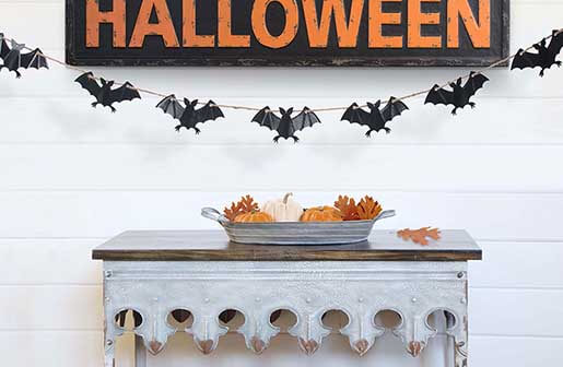 Metal Bat Garland