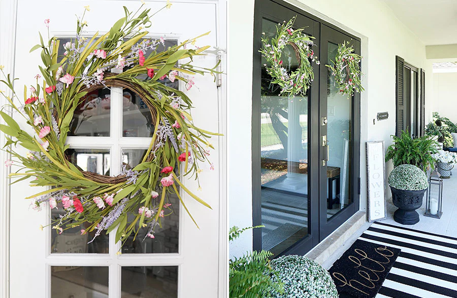 Premium Wildflower Wreath