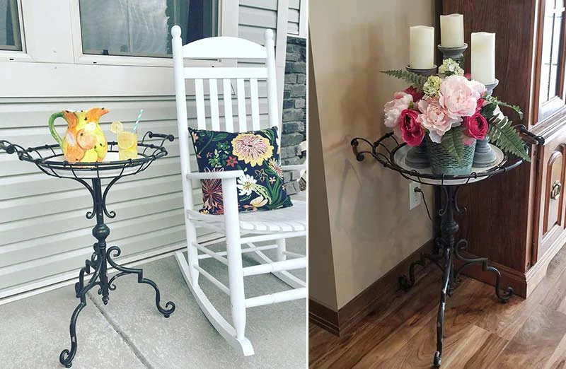 Enamel European Tray Table