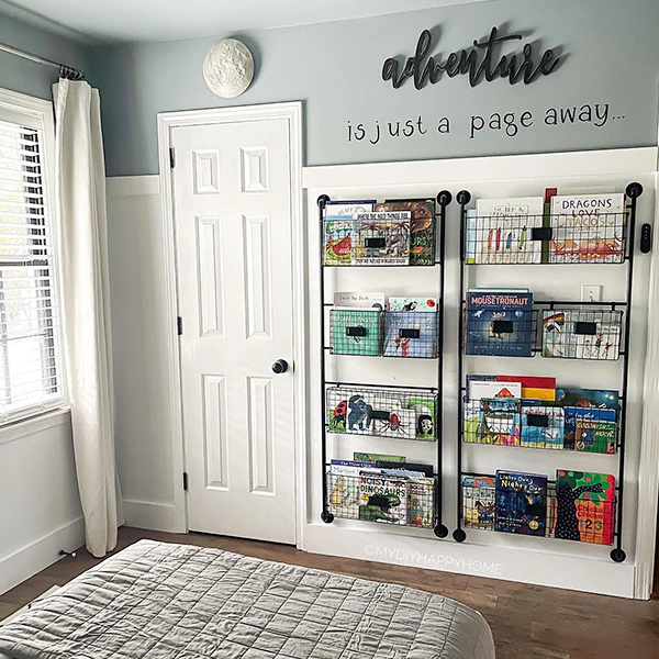 Configurable Basket Wall Organizer | 61 Inch Tall
