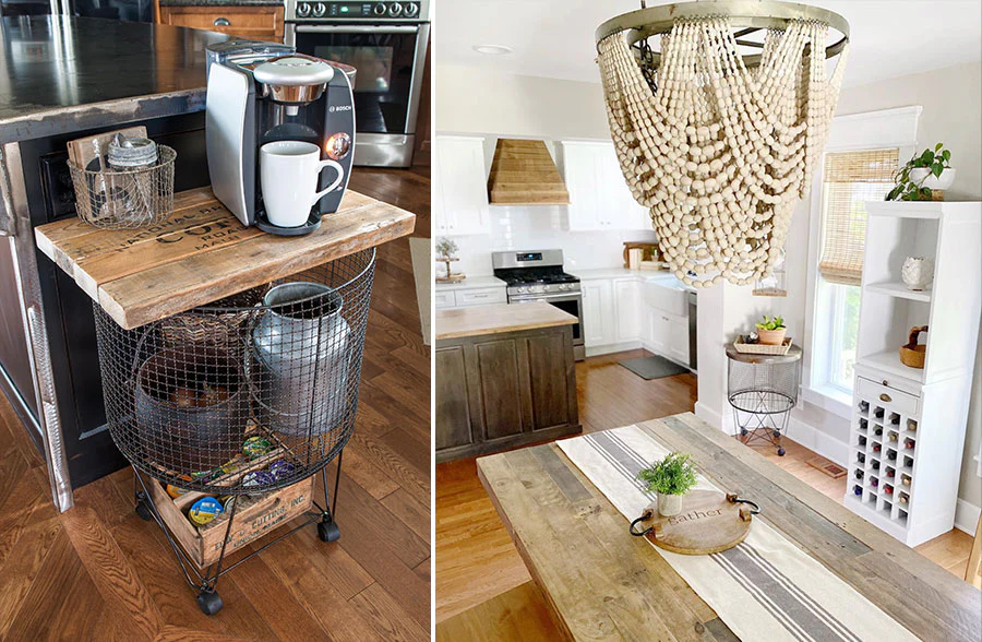 Large Vintage Rolling Storage Cart