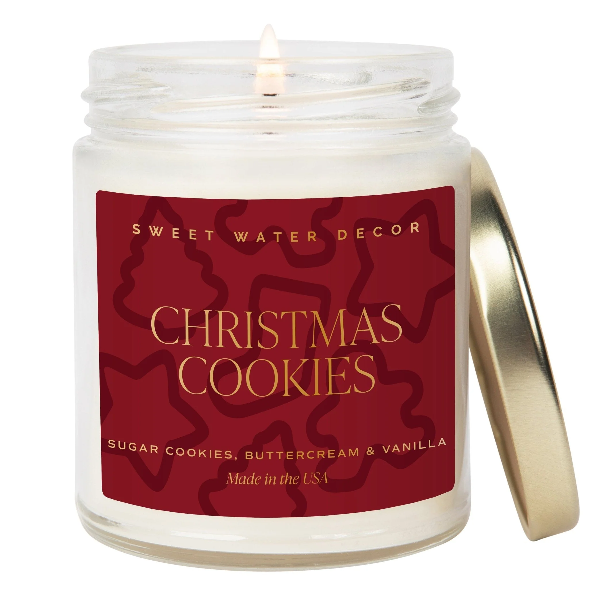 Christmas Cookies Soy Candle | 9oz. Clear Jar