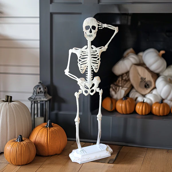 24 Inch Mr Skeleton Statue