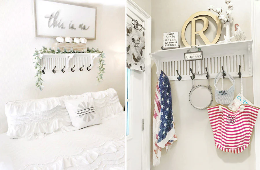 White Weathered Corbel Wall Shelf