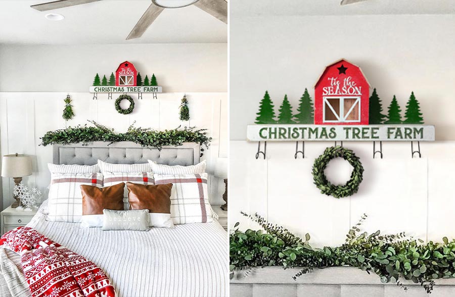 Christmas Tree Farm Wall Rack