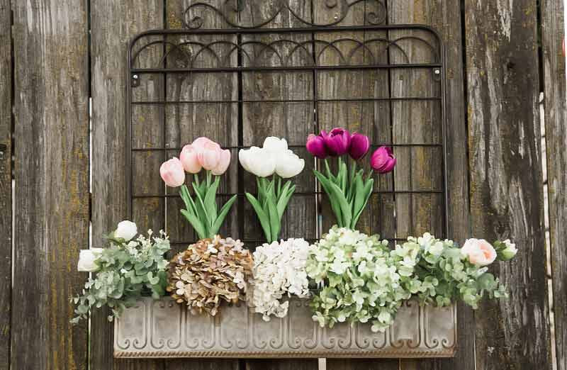 Metal Window Box Planter
