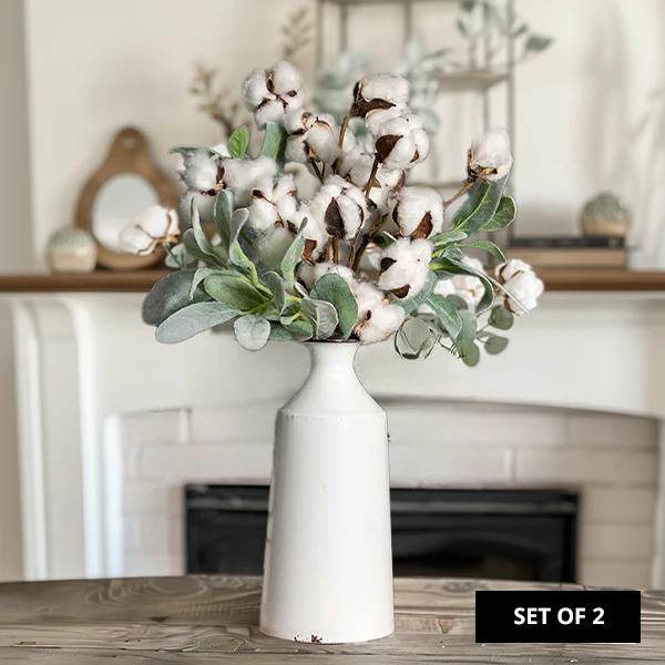 Milk Bottle Vase, Set of 2