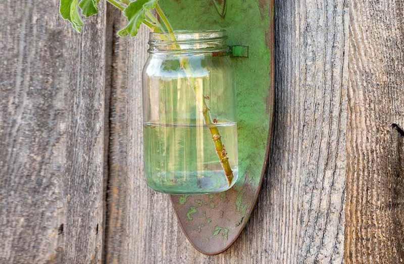 Wall Mounted Green Shovel Planter