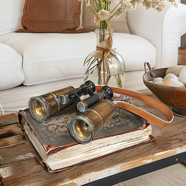 Antique Inspired Metal Binoculars
