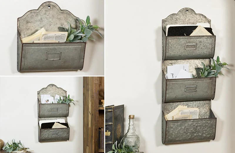 Scalloped Edge Wall Cubby
