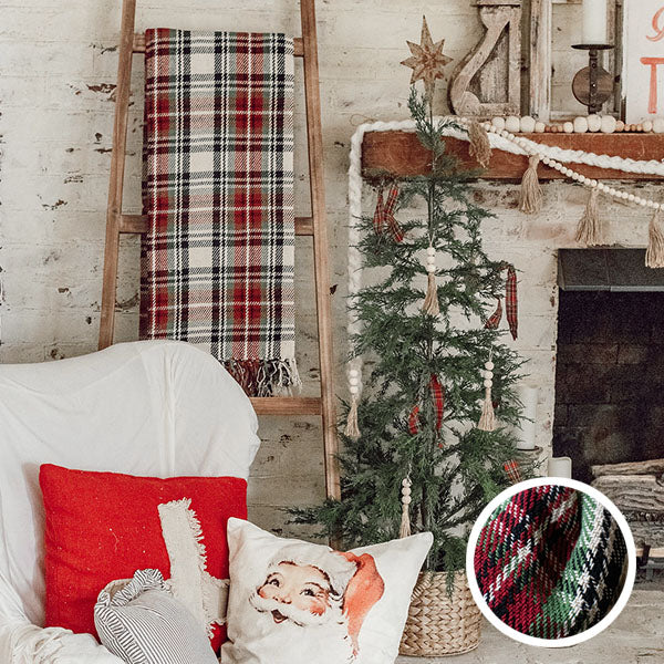 Plaid Throw Blanket