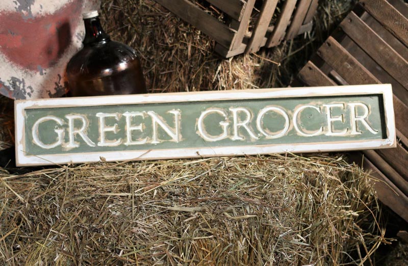 Wood Green Grocer Sign