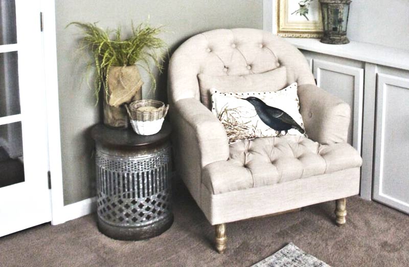 Lace Cut Out Accent Table