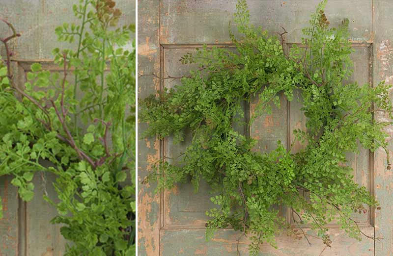 Maidenhair Fern Wreath