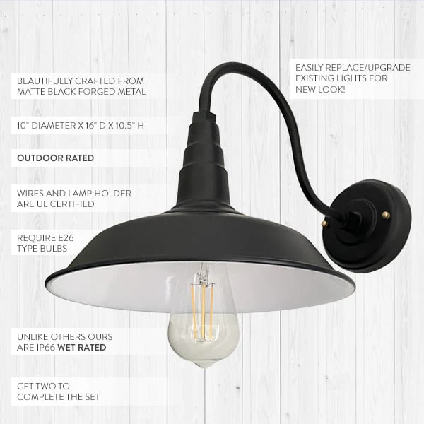 Gooseneck Wall Sconce