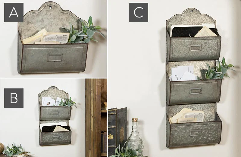 Scalloped Edge Wall Cubby