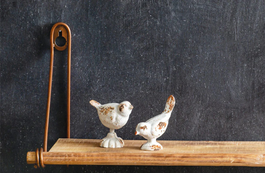 Floating Wooden Wall Shelf