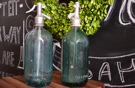 Found Object Vintage European Seltzer Bottle